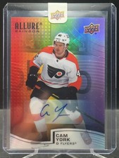 🔥2021-22 ALLURE Rainbow FULL RAINBOW AUTO Cam York #R-30