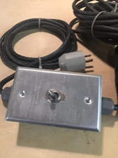 Baseball Pitching Machine Electrical Cord With On And Off Box