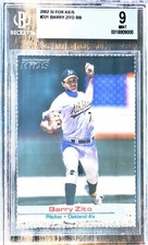 2002 SI For Kids Sports Illustrated #221 Barry Zito BGS 9 Mint