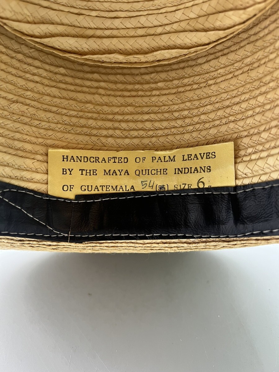 VTG La Giralda Palm Leaf Handcrafted by Maya-Quiche Indians  display picture 1