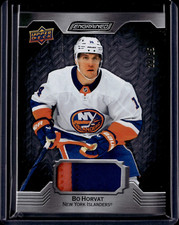 2023-24 Upper Deck Engrained Premium Memorabilia Ebony #5 Bo Horvat 22/25