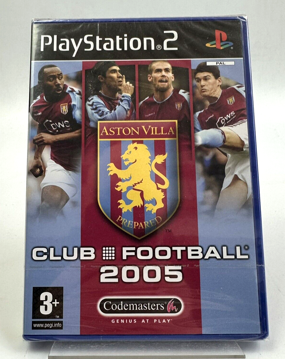 PS2 Aston Villa Club Football 2005, New And Factory Sealed