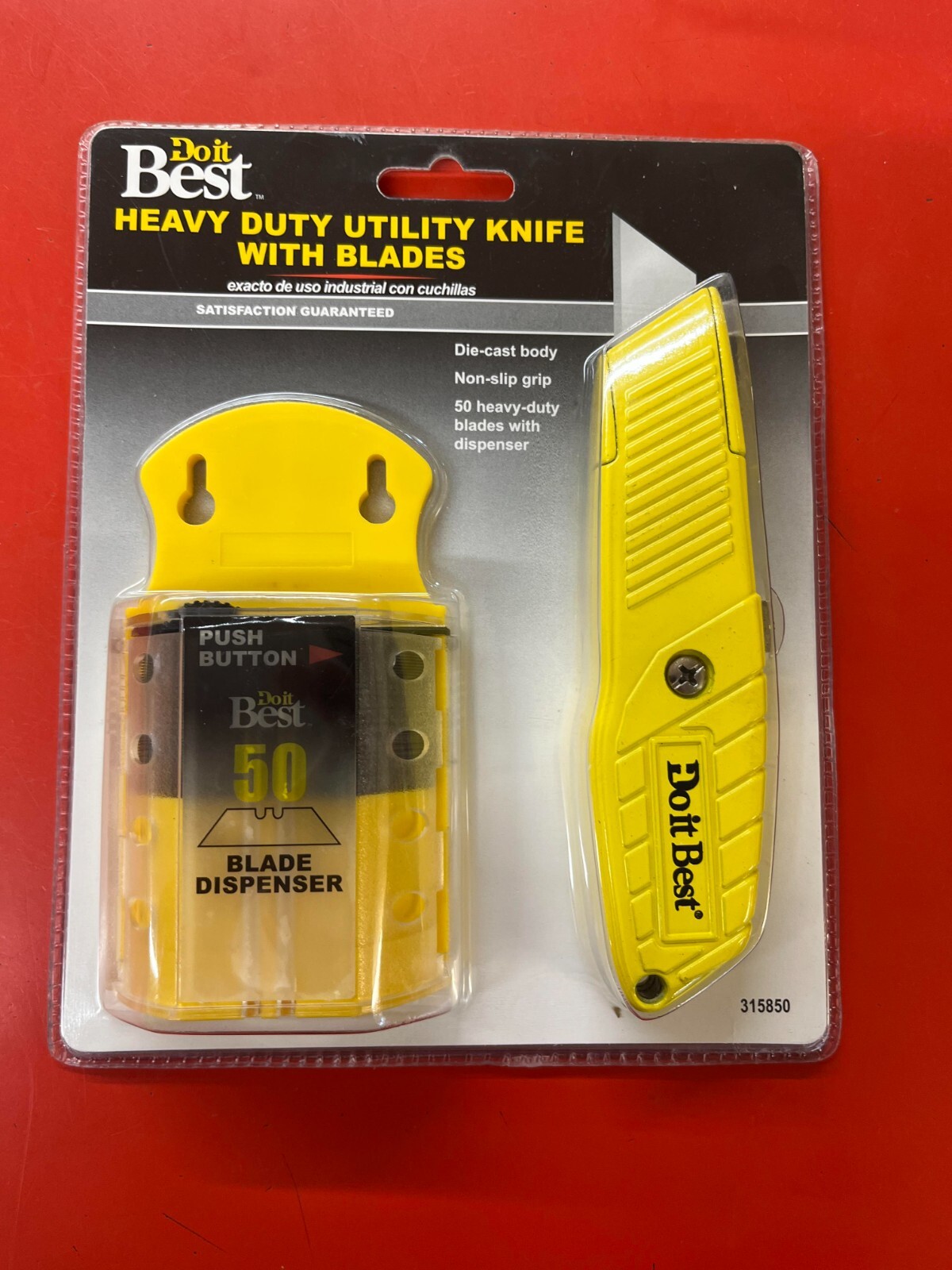 (1)- Do It Best Heavy Duty Utility Knife With 50 Blades