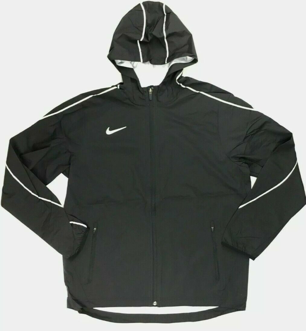 Nike Running Team Woven Rain Hooded Jacket AJ3654-010 Men's Size Large New