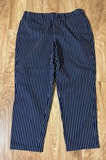 Lands End Pull On Navy/white Pants
