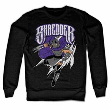 FELPA MAGLIONE TMNT TEENAGE MUTANTE NINJA TARTARUGHE TRITURATORE NERO
