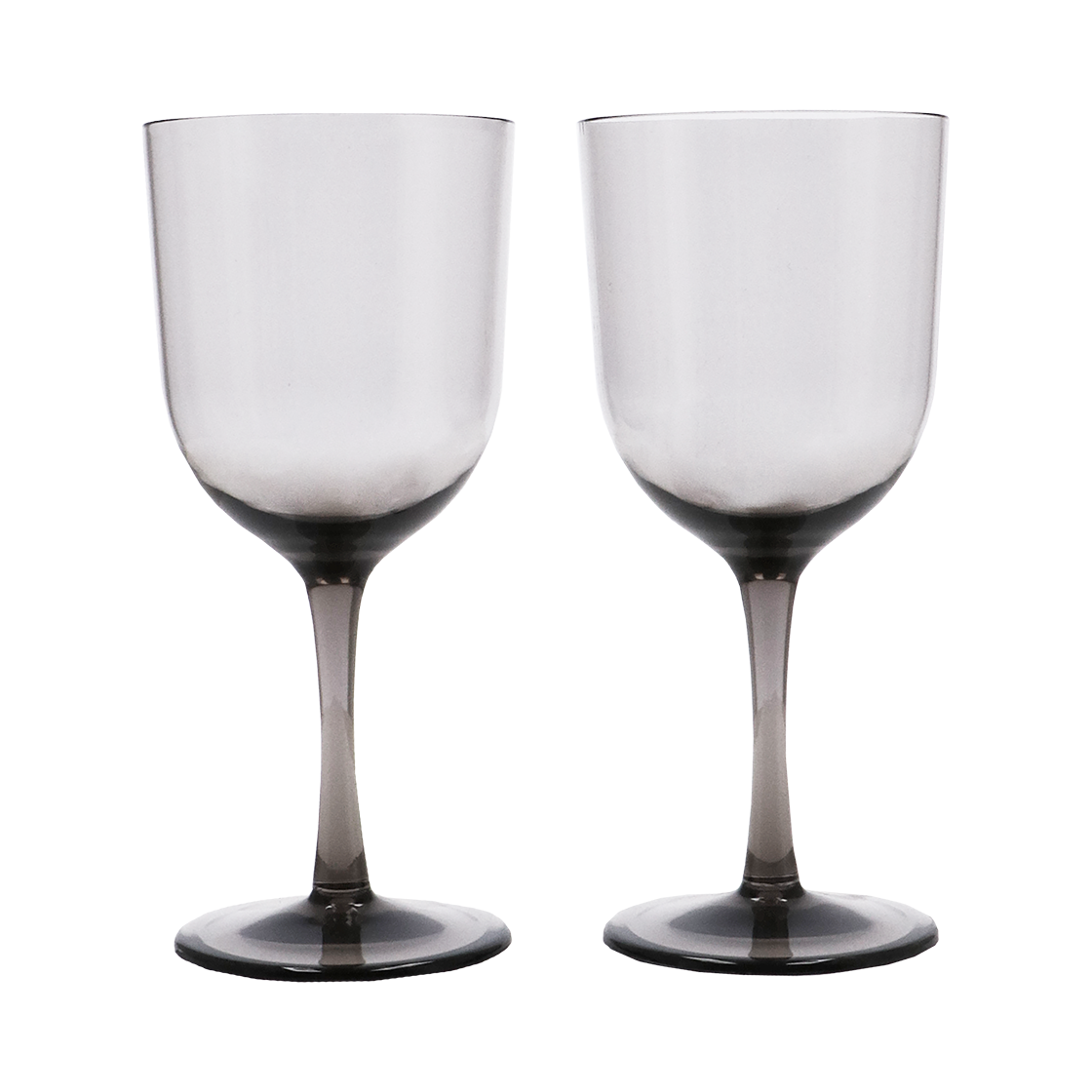 Travellife Feria Smokey Plastic Picnic Wine Glass - Pack of Two