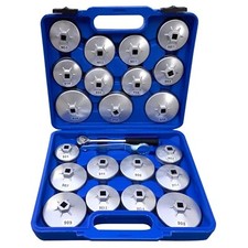 23 Pcs Oil Filter Wrench Set, Aluminum Alloy Cup Type Oil Filter Socket Set, ...