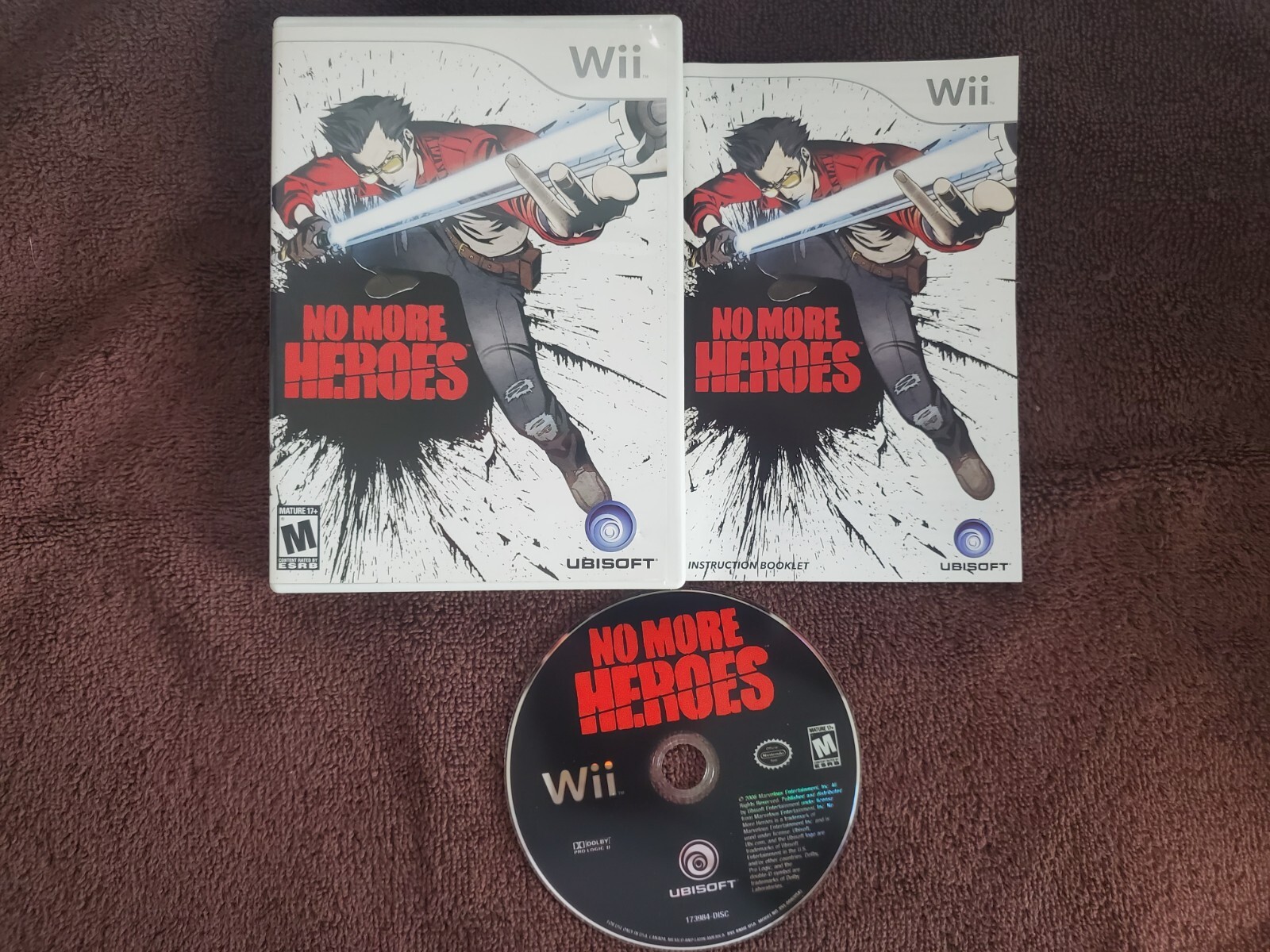 No More Heroes (Nintendo Wii, 2008) COMPLETE GCM CIB 8888173984 | eBay
