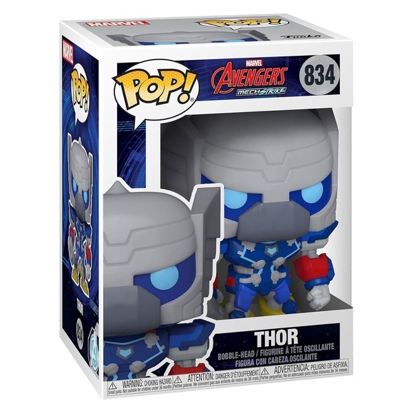 Funko Nr. 834 Pop! - Marvel Avengers Mech Strike - Thor Vinyl-Figur, Ca. 9 Cm-image