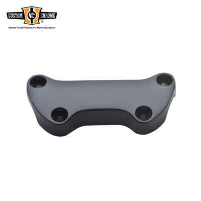 Black Standard Handlebar Top Clamp Fit For Harley-Davidson Risers 1974-2024