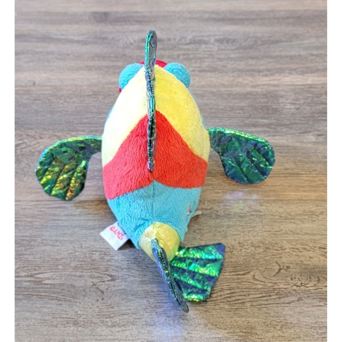 Ganz Webkinz Pucker Fish Multicolor Crinkle Fins Big Lips #HM438