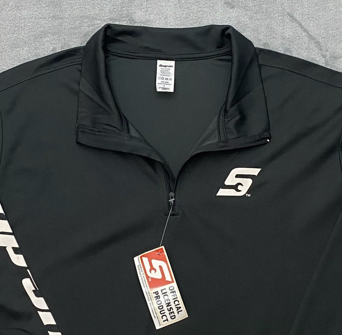 snap on tools lightweight long sleeve half zip shirt XL | eBay