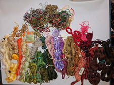 Konvolut Perlgarn St&auml;rke 3 MEZ bunte Mischung, gesamt: 282 g