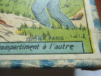Ancien jeu d'adresse ,casse tête LA COULEUVRE VAGABONDE N K ATLAS 1900