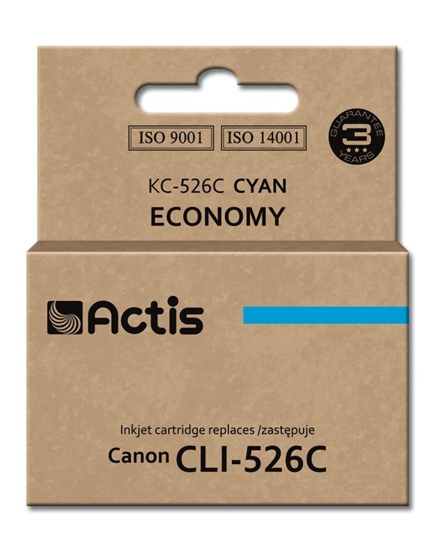5901452156657 Тонировочный патрон Actis KC-526C аналог Canon CLI-526C Стандартный 2590₽