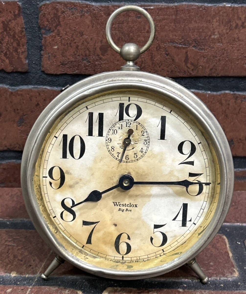 Vintage Westclox Big Ben Alarm Clock Parts or repair | eBay