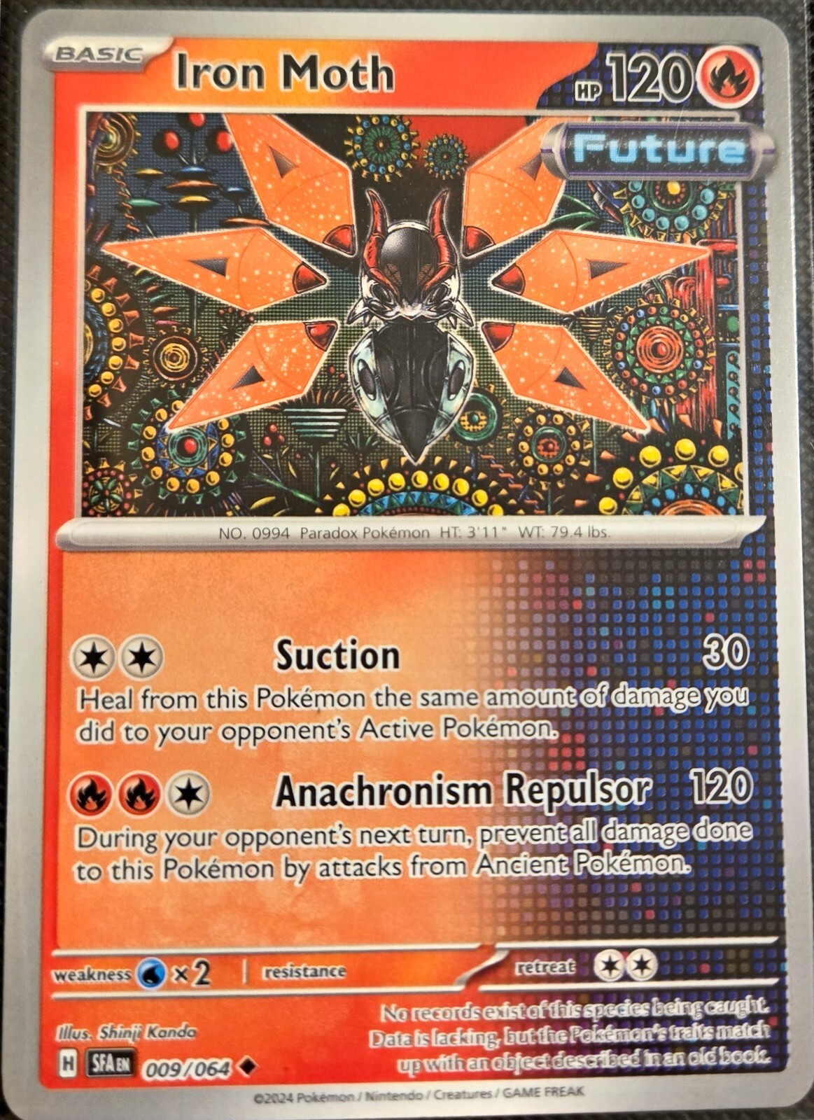 Iron Moth 9/64 Uncommon | Shrouded Fable | Pokemon Card