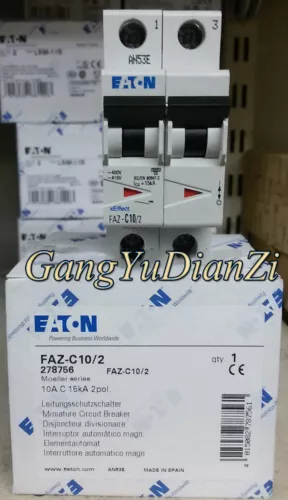 1PCS NEW EATON MOELLER FAZ-C10/2 10A 2P free shipping