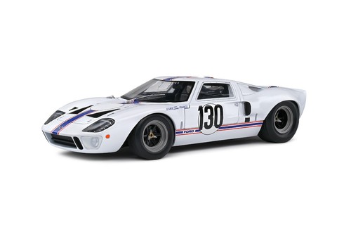 SOLIDO S1803009 FORD GT40 MK.1 WHITE #130 GREDER/GIORGI TARGA FLORIO 1967 1/18
