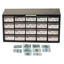 140 Piece Axial Capacitor Component Kit