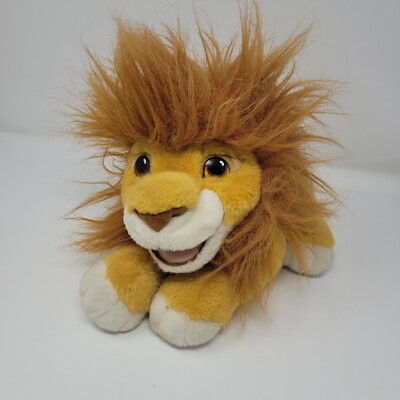 WORKS Mattel 1993 Disney Authentic Lion King Simba Plush Puppet Roars 12''