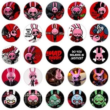 MAD RABBIT BY NEON 7- ARTIST SERIES BUTTON DISPLAYS
