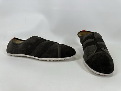 Ionic Epic Rover Shoes Mens Green Velvet Fabric Slip On Lightweight Size 11