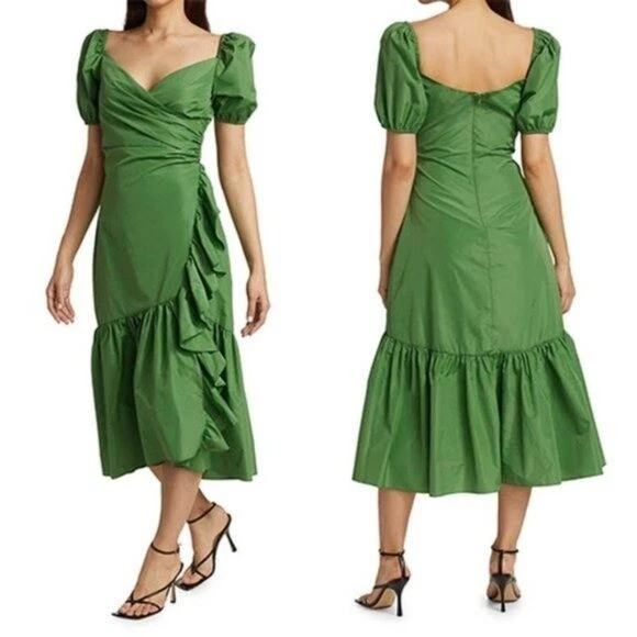Cinq a sept green dress cheap