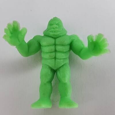 80's M.U.S.C.L.E. Men Kinnikuman Green Color 2'' Eraginesu #076 Figure Mattel
