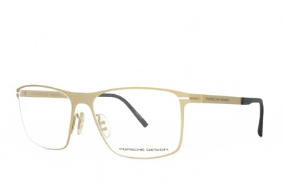 Authentic Porsche Design 8256 B New Eyeglasses Frame 55-16-140 Gold