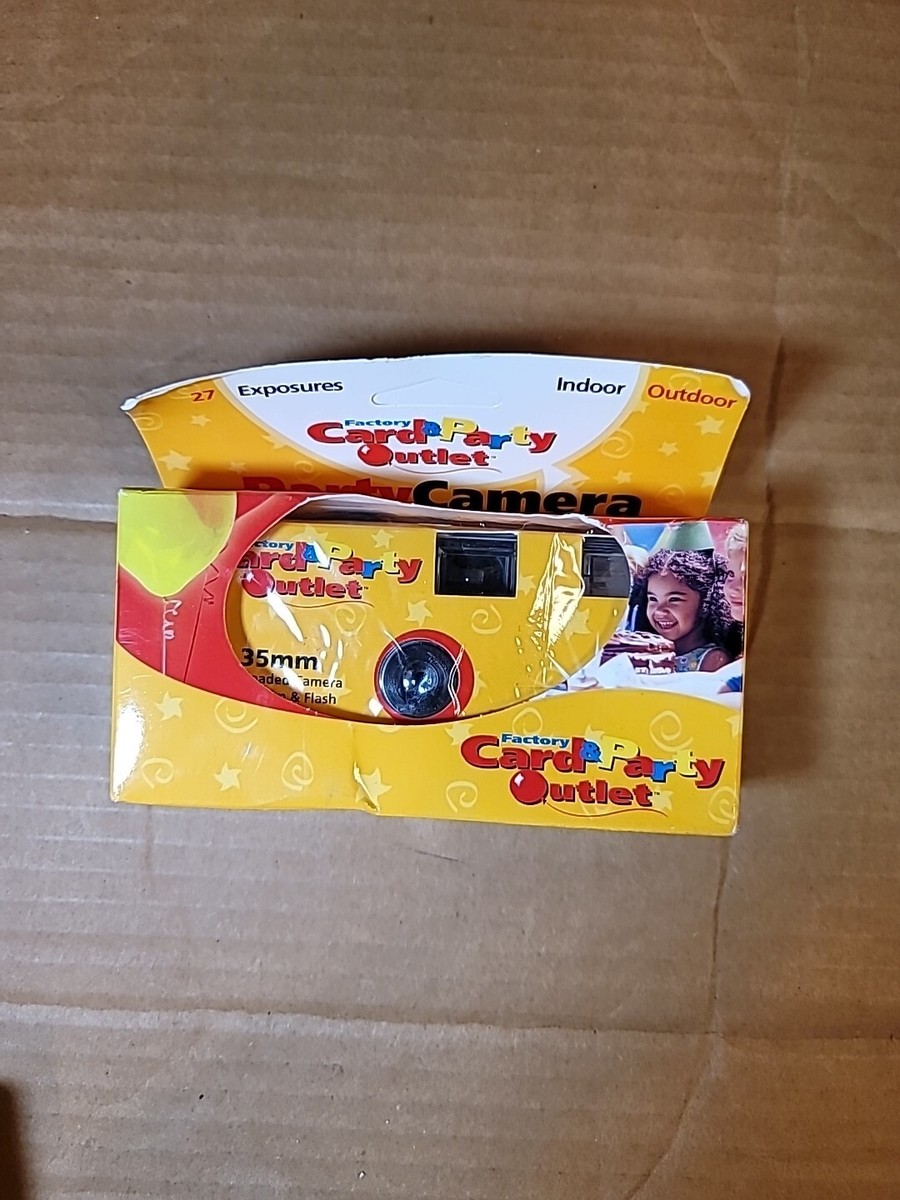 Factory Card & Party Outlet Camera 35mm Single Use Flash Indoor