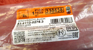 ATE Bremsschlauch für BMW 83.6113-0276.3 Brake Hose 330538 für Hinterachse (16)
