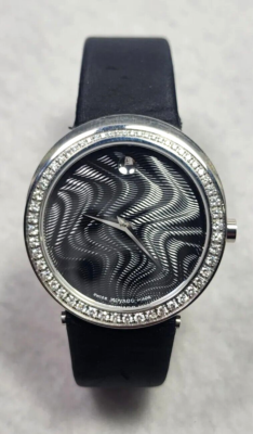 Movado Museum Diamond Bezel Watch with Exquisitely Ornate 