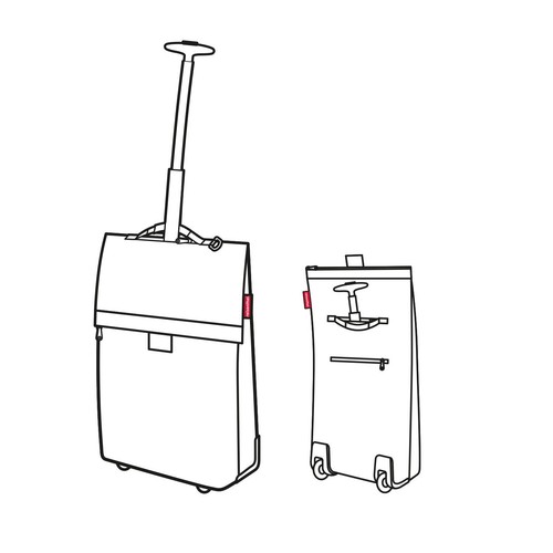 reisenthel trolley M Einkaufstasche Einkaufswagen twist silver NT7052 - Bild 3 von 3