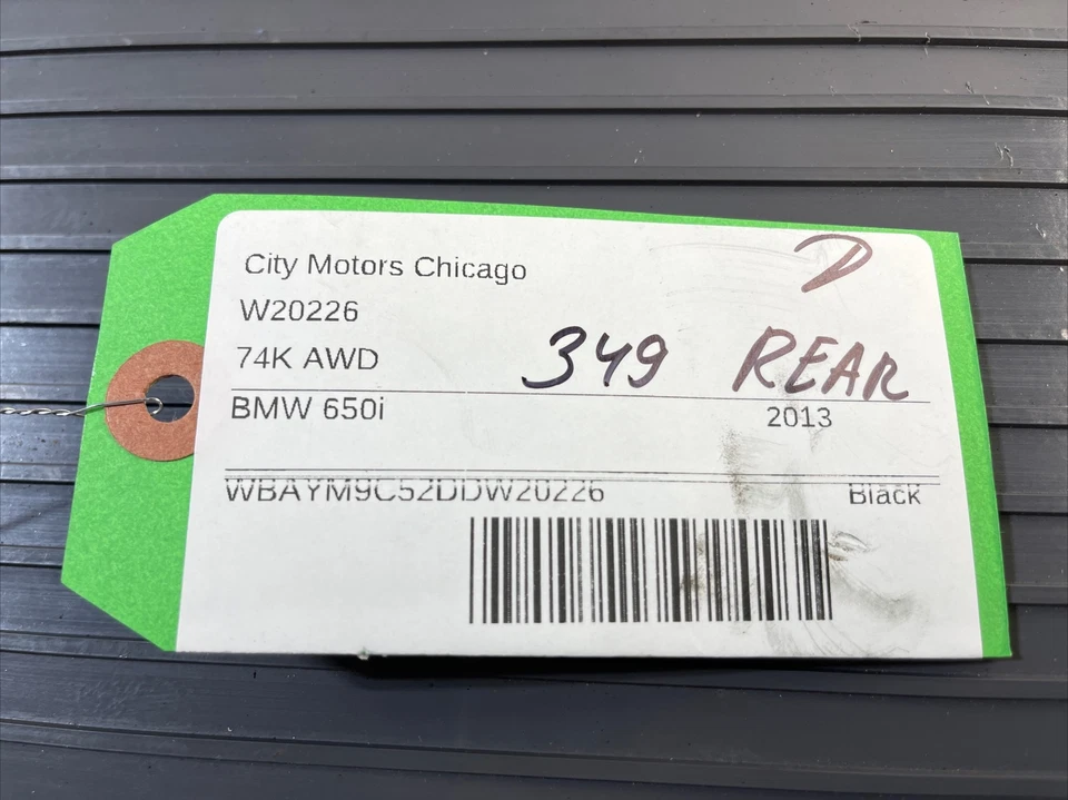 2009-2018 BMW 650i F12 F13 RWD Drive Shaft Auto Transmission OEM - Изображение 2 из 4