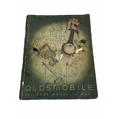 1949 Oldsmobile Shop Manual Original Service Repair Guide Vintage Car Book