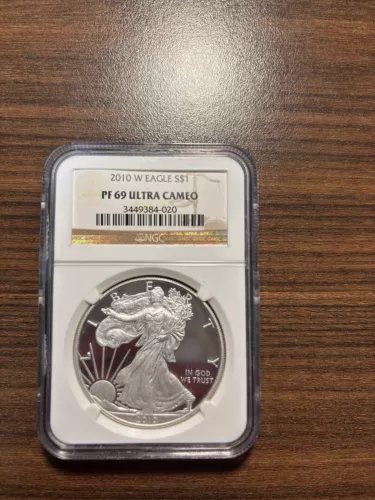 2010-W American Silver Eagle ASE $1 NGC PROOF PR PF 69 Ultra Cameo (UCAM)