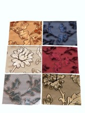 MARCATO set 6PZ tessuto BYRON scampolo scampoli PREZIOSO VELLUTO OPERATO FIORI