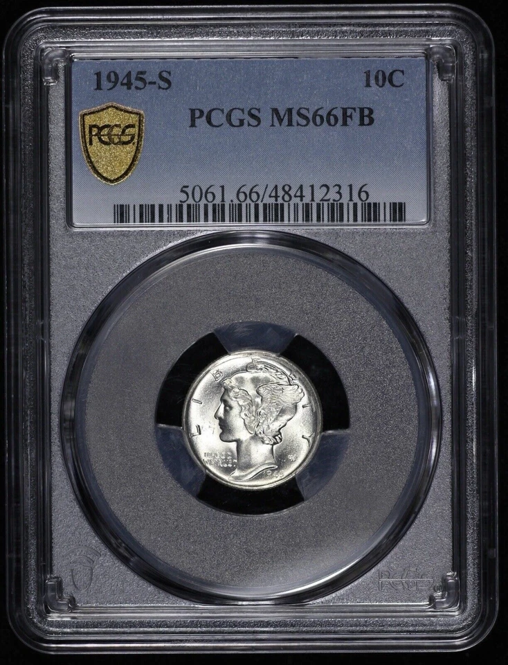 1945 s PCGS MS66FB CONECA DDR-001 Doubled die reverse RARE - Image 3 of 4