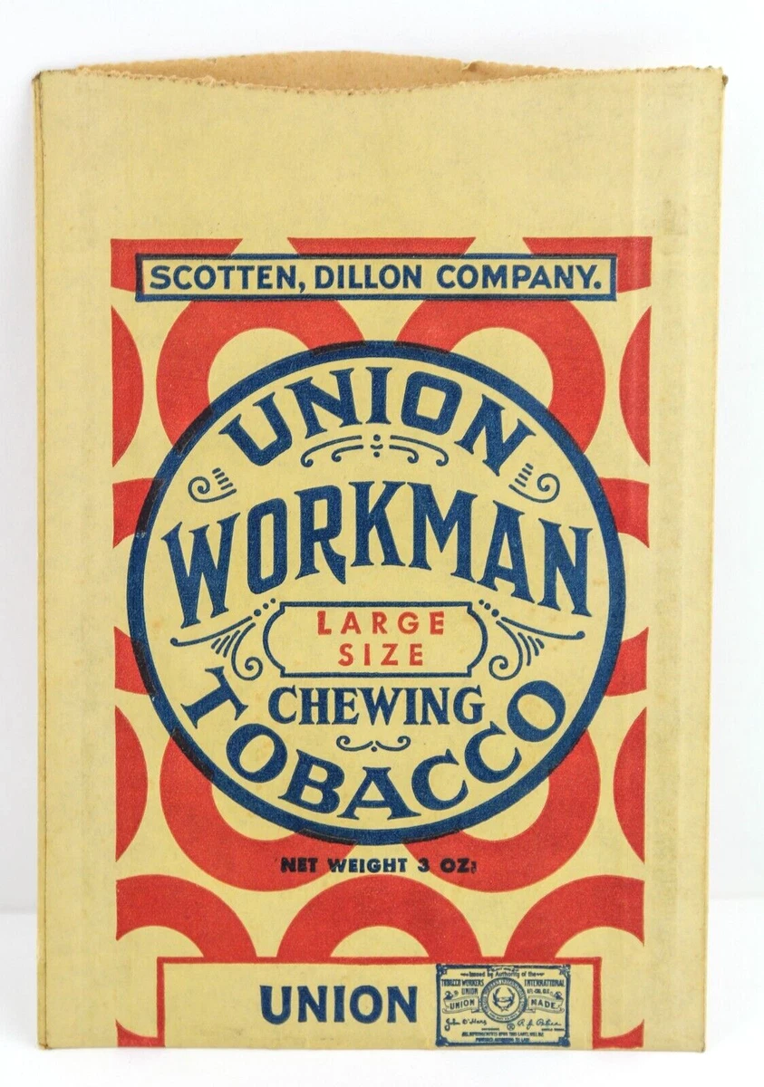 union workman chewing tobacco history Paul Rousso Union Workman Other Tobacciana for