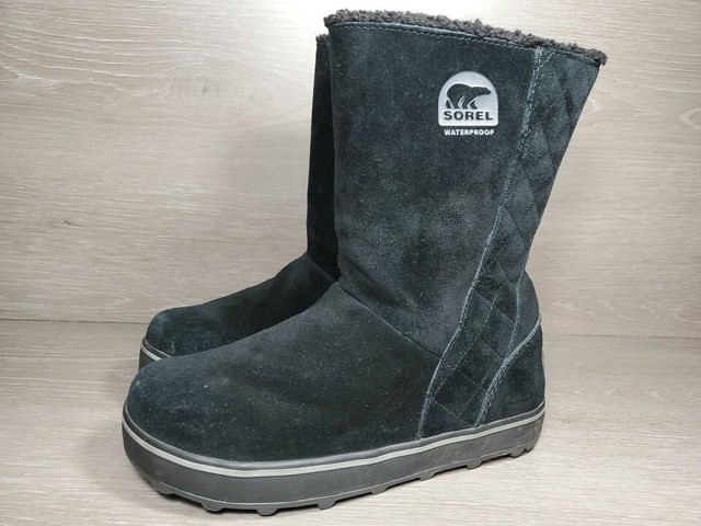 sorel women's glacy snow boot