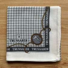 HANDKERCHIEF VINTAGE HOUNDSTOOTH PLAIN MEN'S POCKET SQUARE COTTON 18" D203