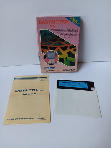 Commodore 64 Babysitter Vol 1 Computerspiel Software getestet/funktioniert