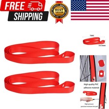 2Pcs 700C Bicycle Rim Strip Rim Tape, High-Pressure Puncture Resistant Inne...