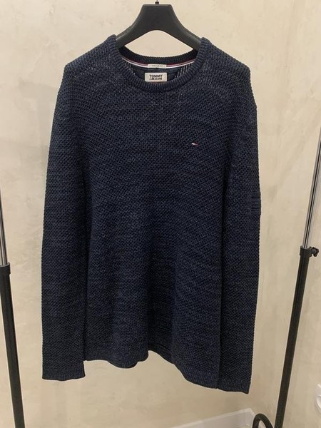 Men Tommy Hilfiger Sweater Navy 40 /L / 48 #1TGM