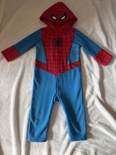 Marvel Kids Spiderman One Piece Hooded Costume Toddler Size 2T