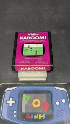 Vintage 1981 Activision Kaboom! Atari 2600- Tested And Working