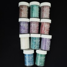 Embossing Powders Lot 11 Rubber Stamping SPARKLE