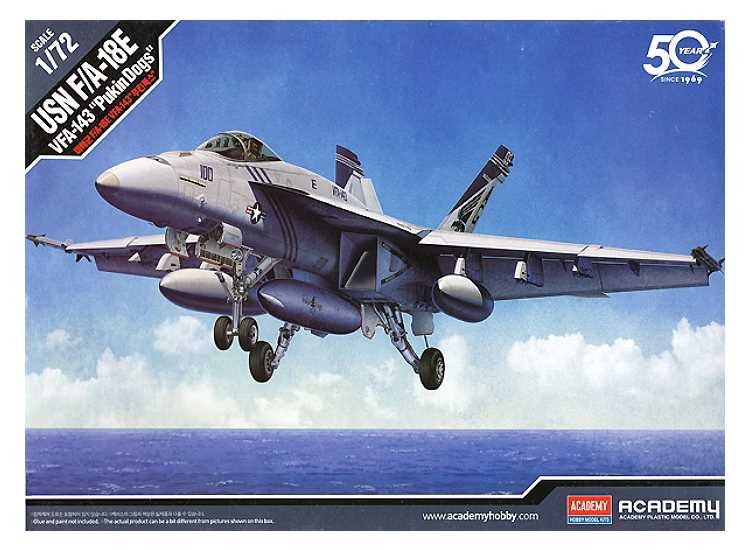 Academy AC12547 1/72 - F/A-18E USN VFA-143 Pukin' Dogs